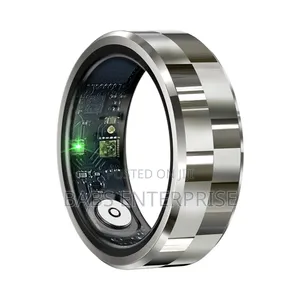 R9 Multifunctional Stainless Steel Smart Ring Heart Rate Blood Oxygen