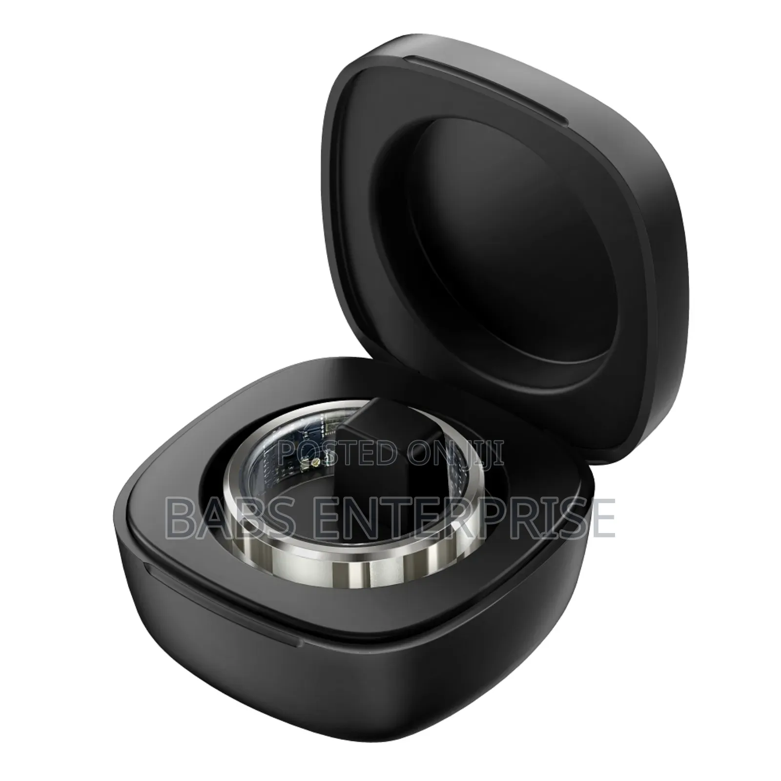 R9 Multifunctional Stainless Steel Smart Ring Heart Rate Blood Oxygen