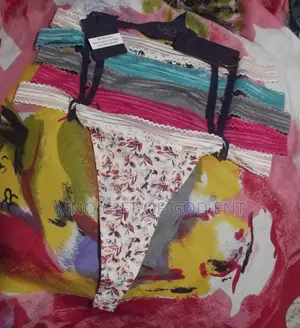 4 New Rachel Roy Micro Bonded Legs Lace Waist Mid-Rise Thong Panties