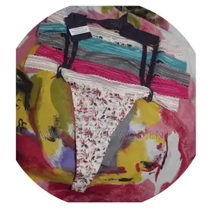 4 New Rachel Roy Micro Bonded Legs Lace Waist Mid-Rise Thong Panties