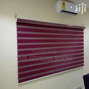 Already Made Wine Colored Window Blinds
