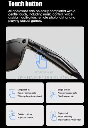 Smart Glasses With Hd Camera, Music, and Call Function.