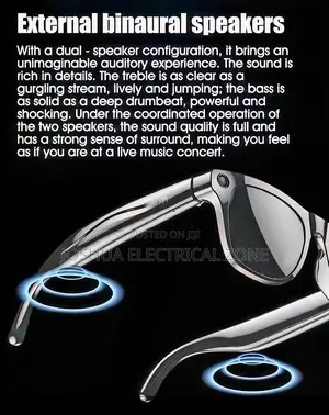 Smart Glasses With Hd Camera, Music, and Call Function.