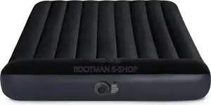 Intex Queen Standard Pillow Rest Air Mattress Bed With Electric Pump