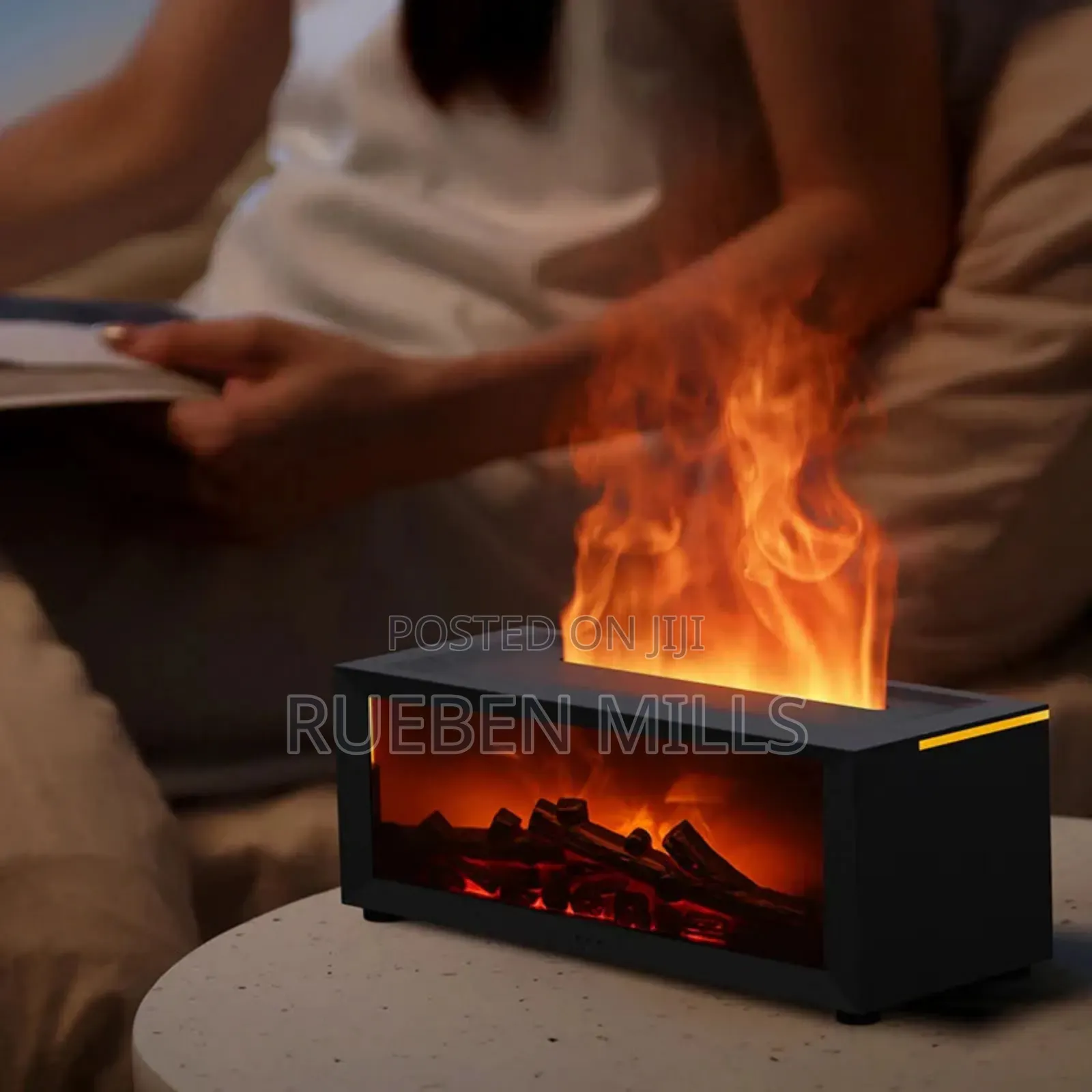 Fireplace Humidifier Simulation Flame Aromatherapy Diffuser Dq717