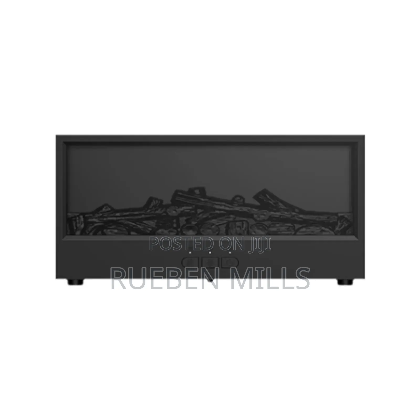 Black Creative Fireplace Diffuser Flame Humidifier Air Freshener