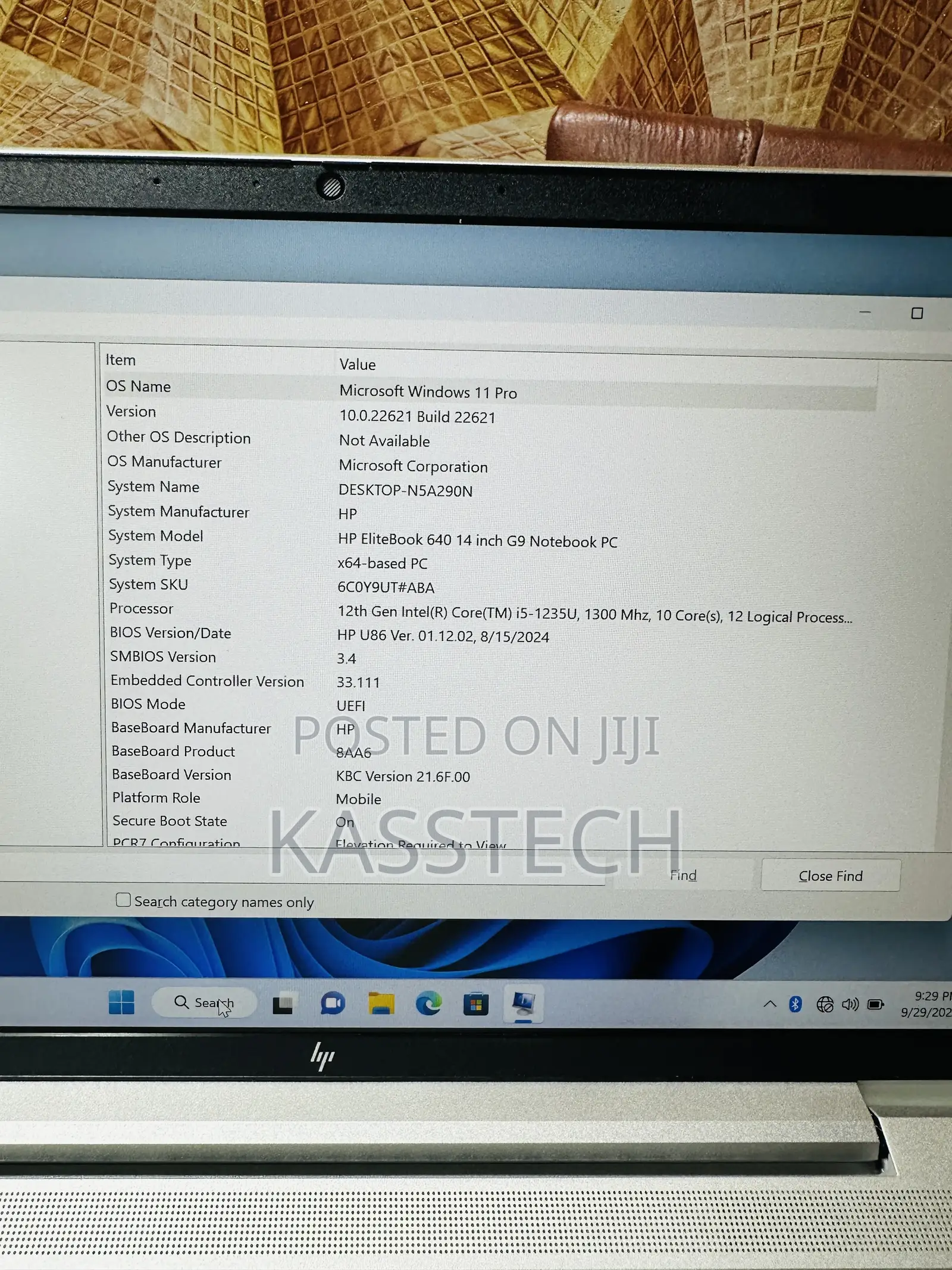 Laptop HP EliteBook 640 G9 16GB Intel Core I5 SSD 256GB