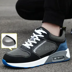 Sports Design Safety Shoe With Steel Toe, Anti Slip, Anti Smash.Kevlar