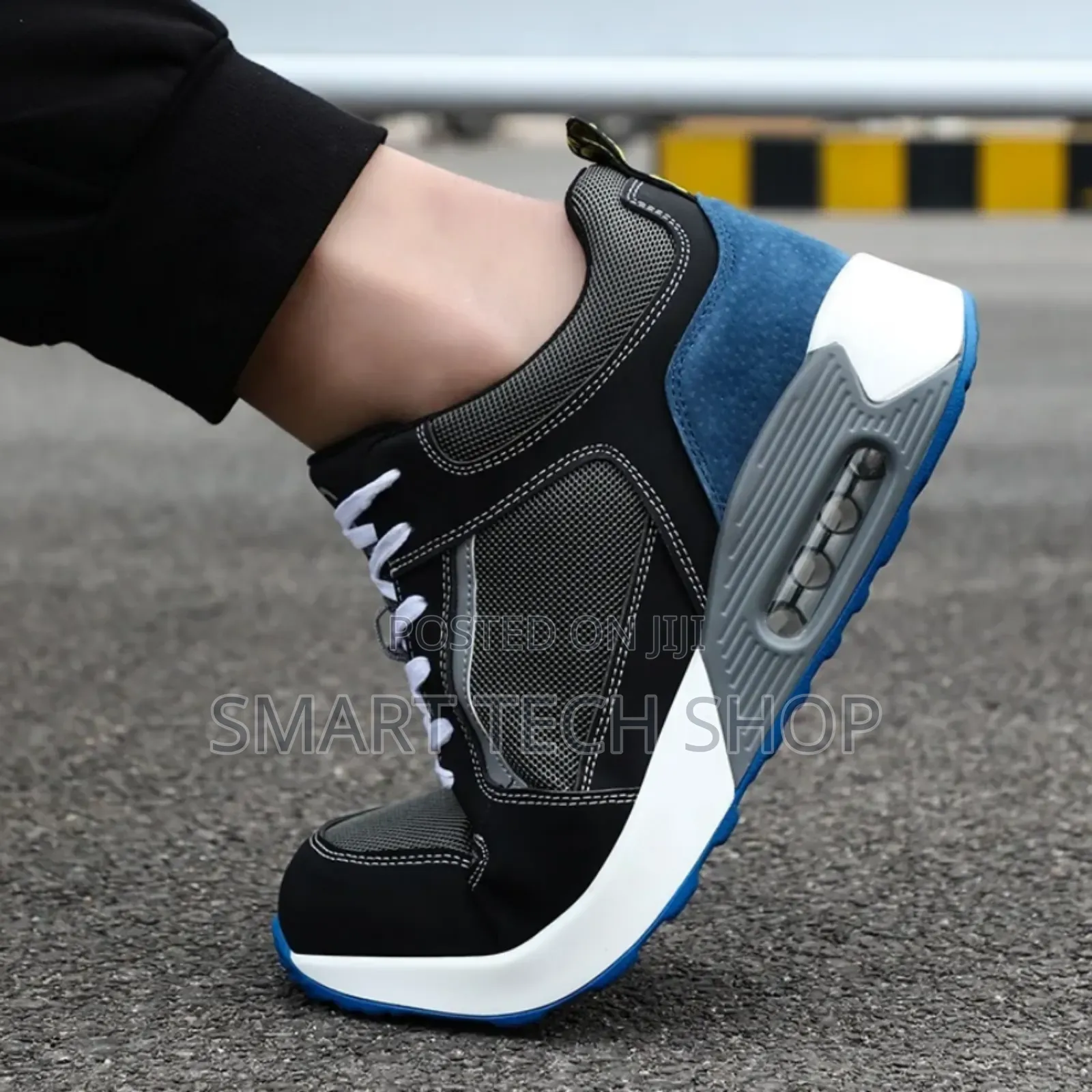 Sports Design Safety Shoe With Steel Toe, Anti Slip, Anti Smash.Kevlar