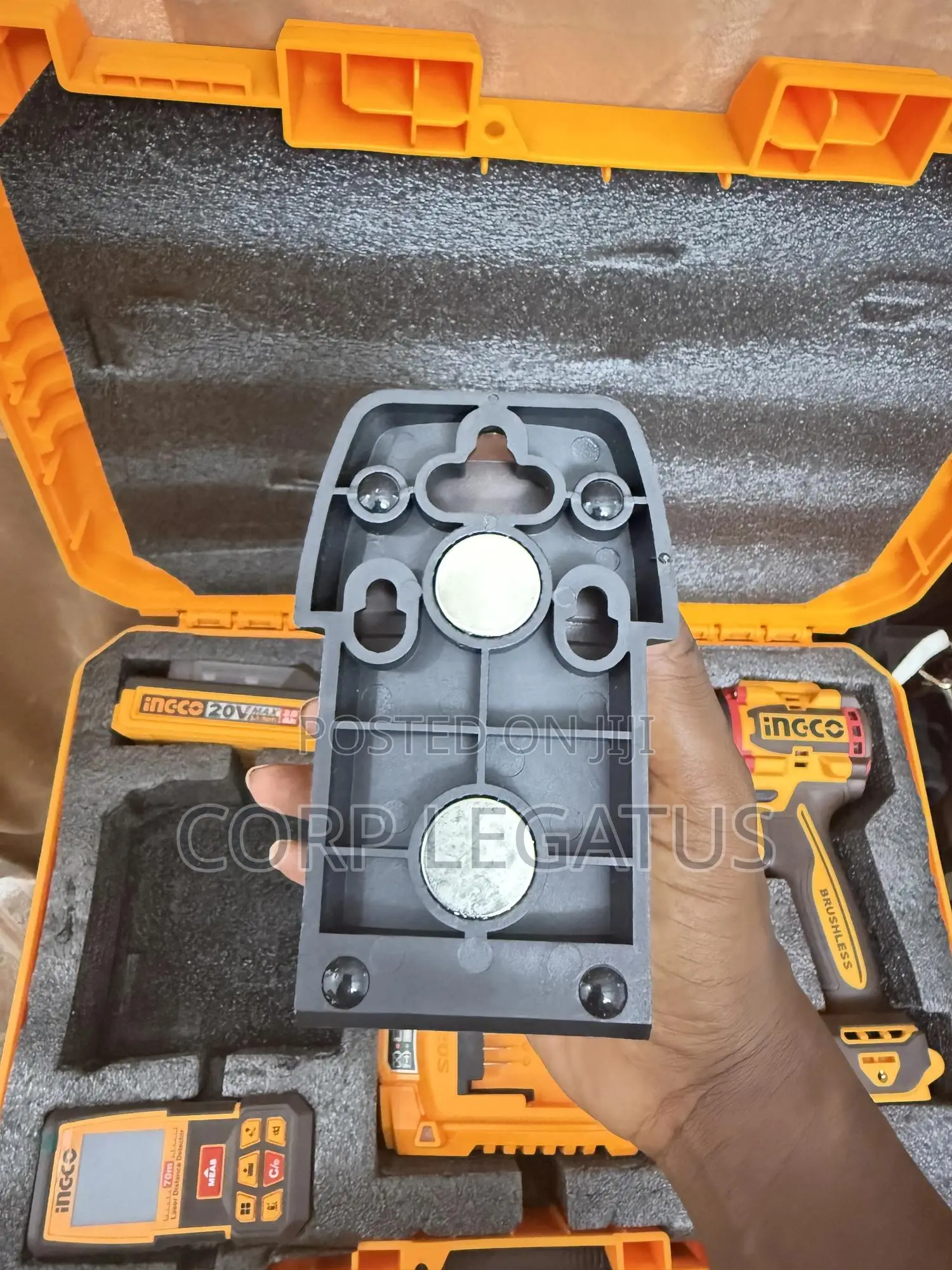 Cordless Drill 20v 76nm With Laser Distance 70m + Self Leveling