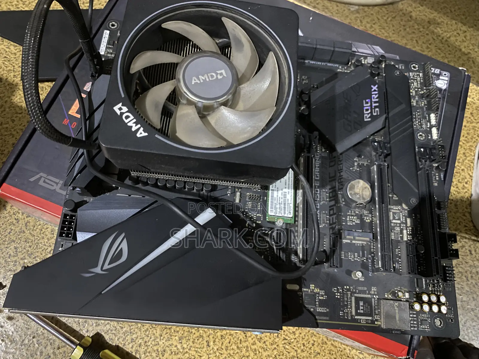 Asus Rog Strix B450e-E Motherboard With Amd Ryzen 7 Processor With 256