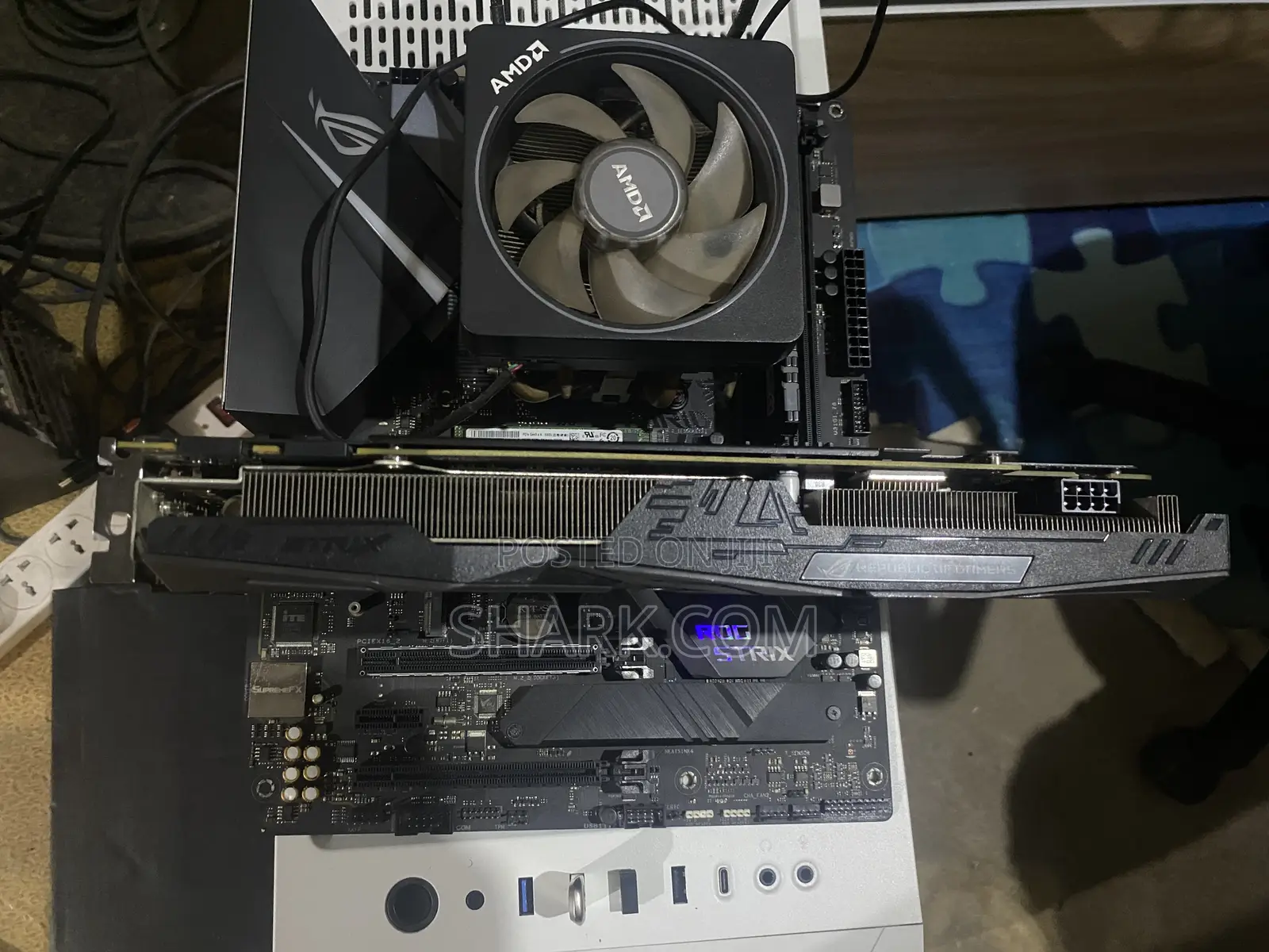 Asus Rog Strix B450e-E Motherboard With Amd Ryzen 7 Processor With 256