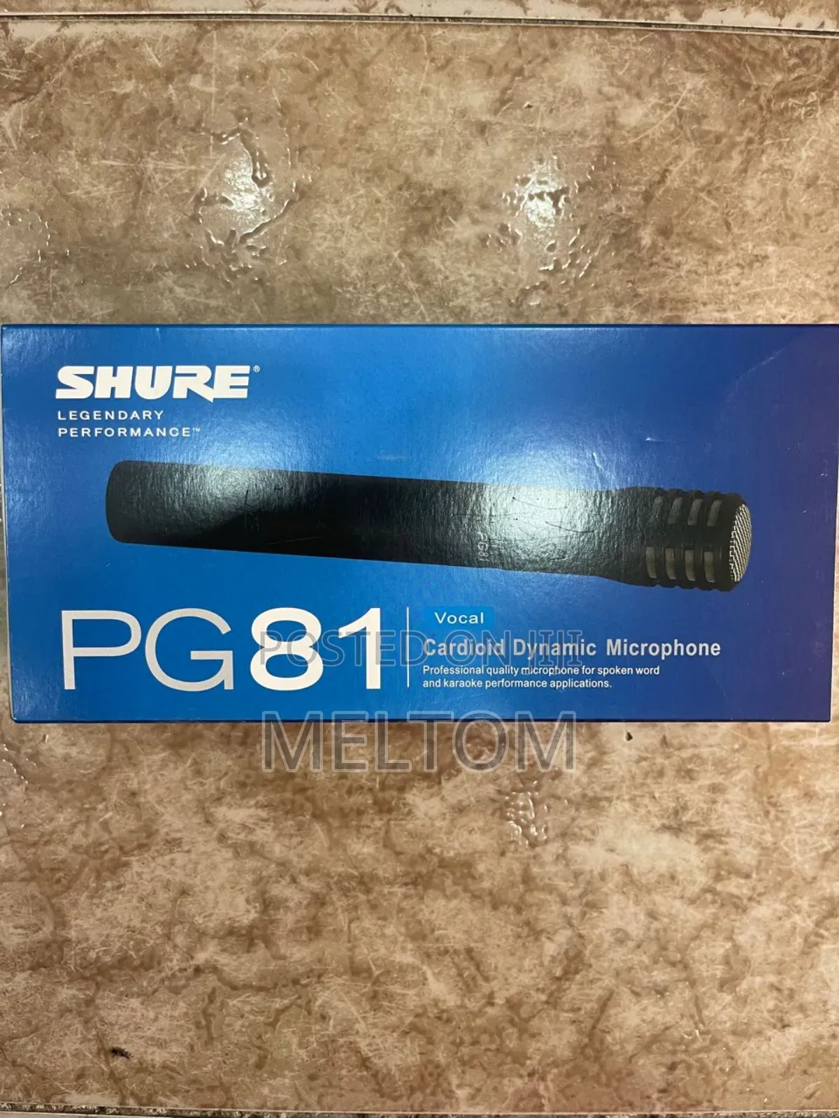 Shure Pg81 Cardioid Dynamic Microphone