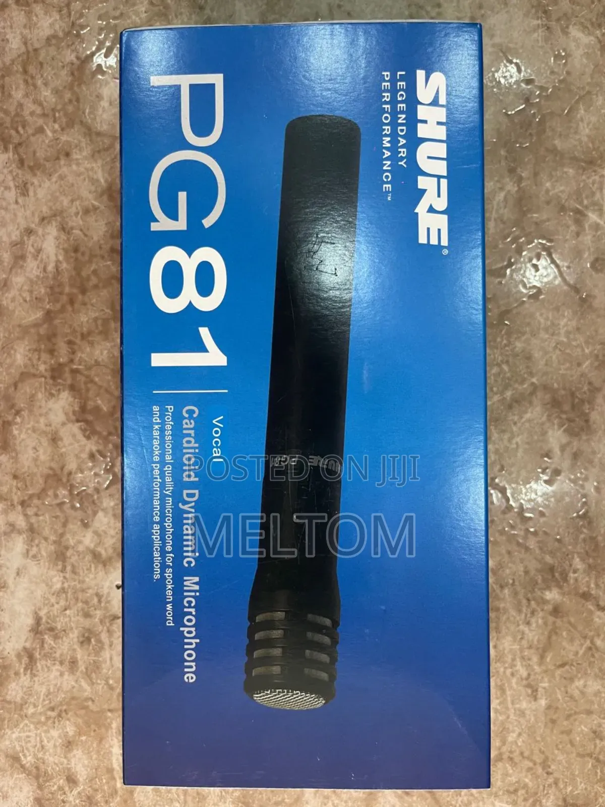 Shure Pg81 Cardioid Dynamic Microphone