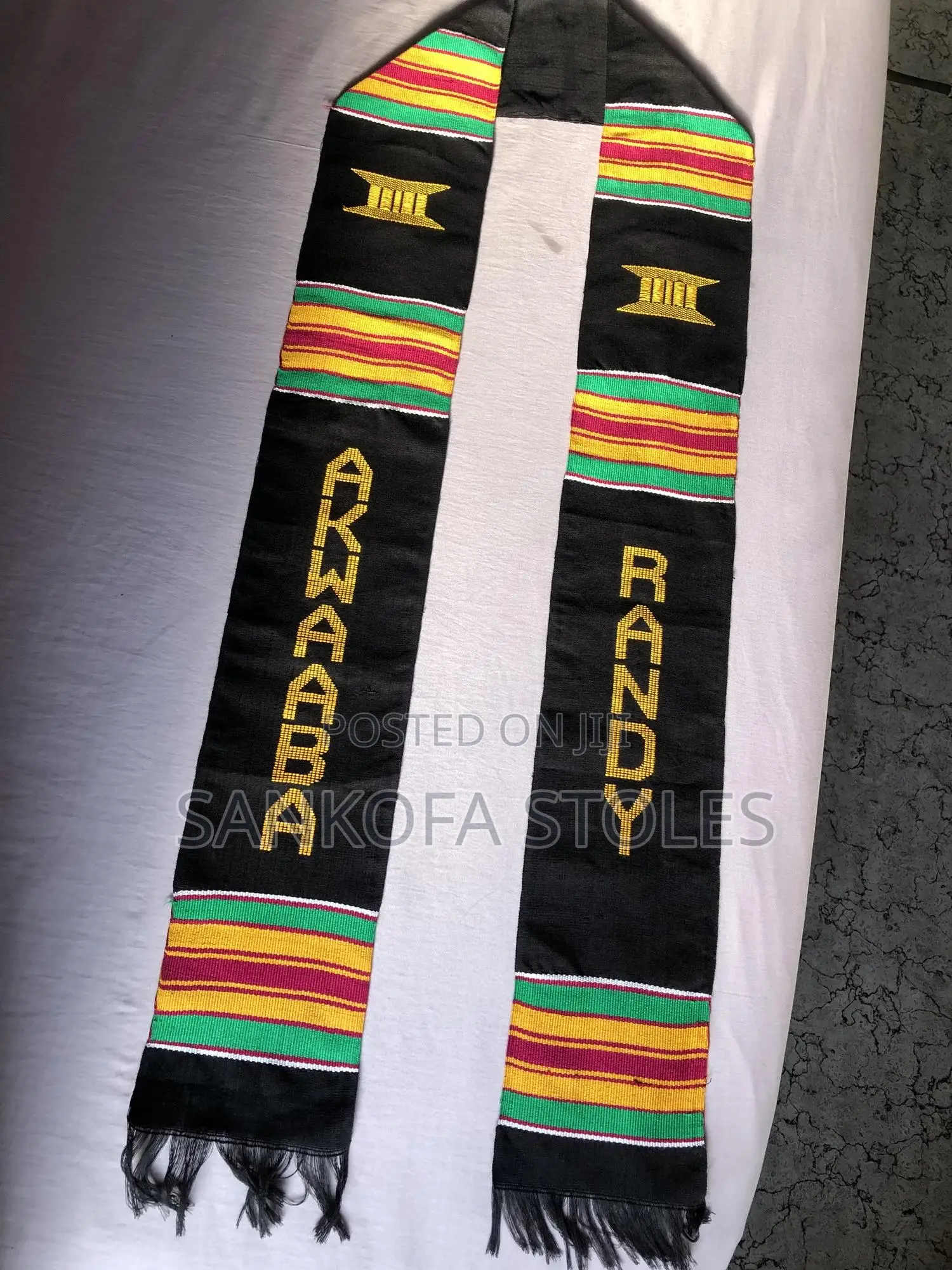 Handwoven Akwaaba Kente Sash