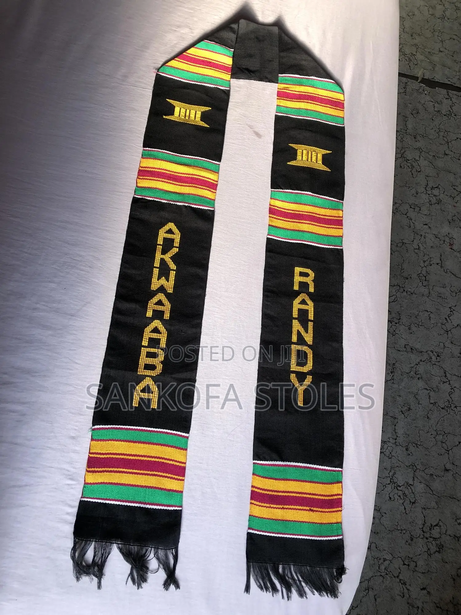 Handwoven Akwaaba Kente Sash
