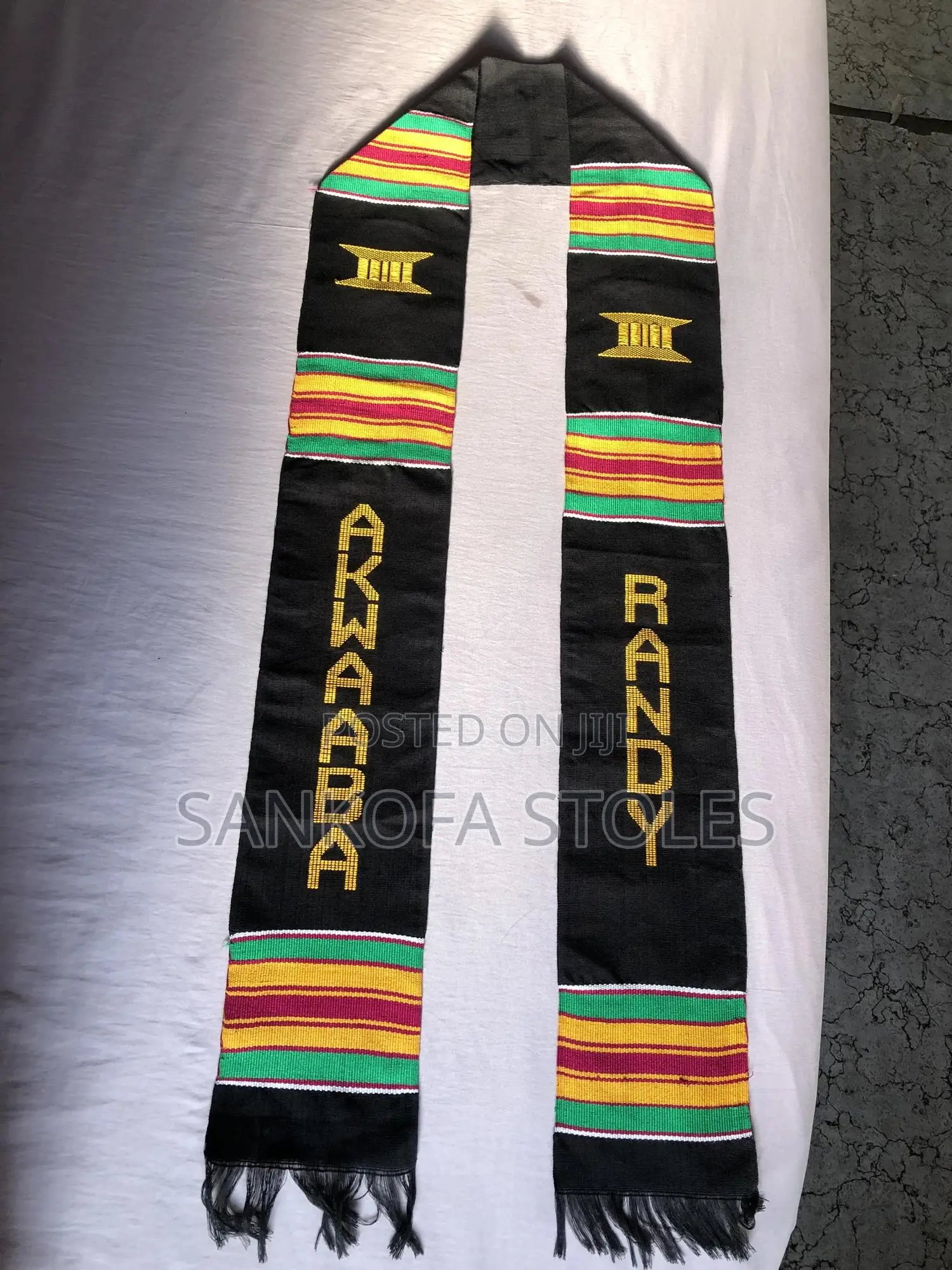 Handwoven Akwaaba Kente Sash