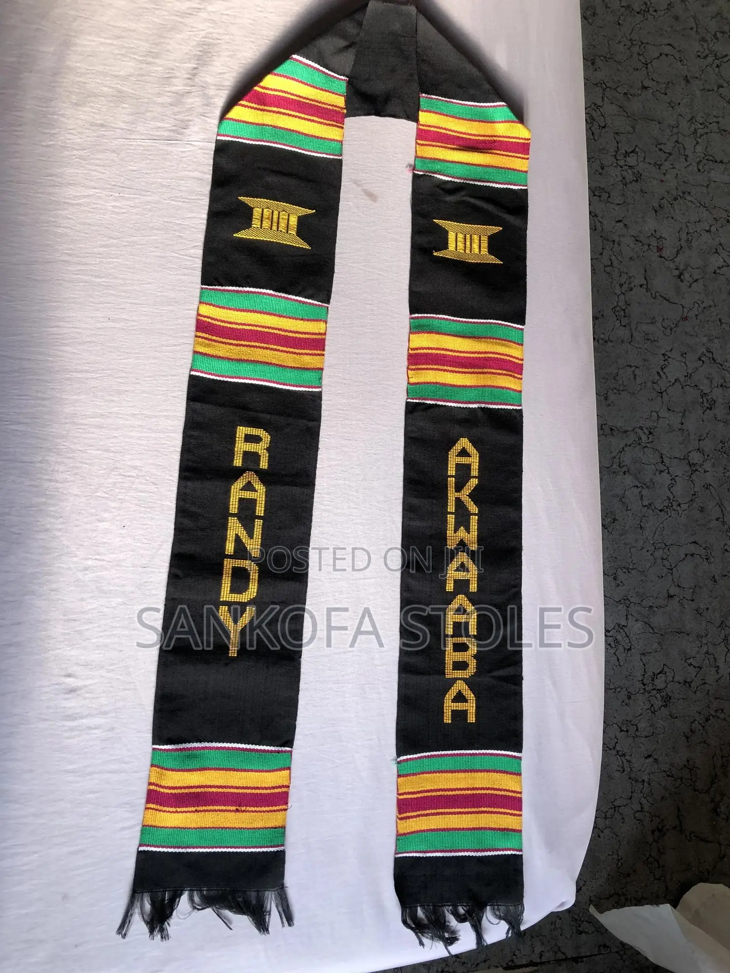 Handwoven Akwaaba Kente Sash