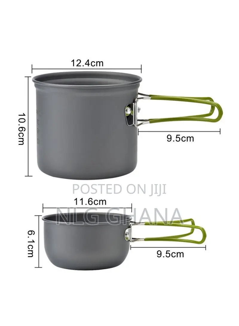 Camping Hiking Foldable Cookware Set Pot Pan Ds-101. Tvx22903