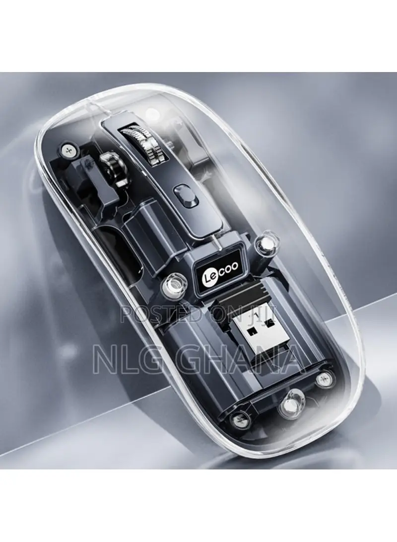 2.4g Wireless Mouse Transparent Home Office Computer Laptop. Tvx24053