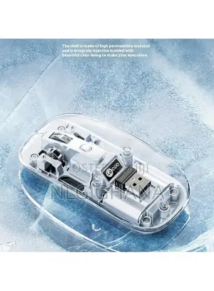 2.4g Wireless Mouse Transparent Home Office Computer Laptop. Tvx24053
