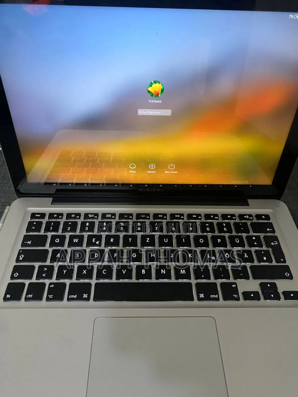 Laptop Apple MacBook 2010 8GB Intel HDD 128GB