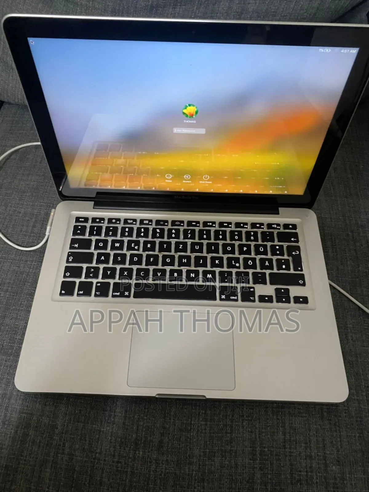 Laptop Apple MacBook 2010 8GB Intel HDD 128GB