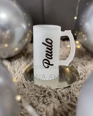 Customised Frosted Beer Glass as Souvenir