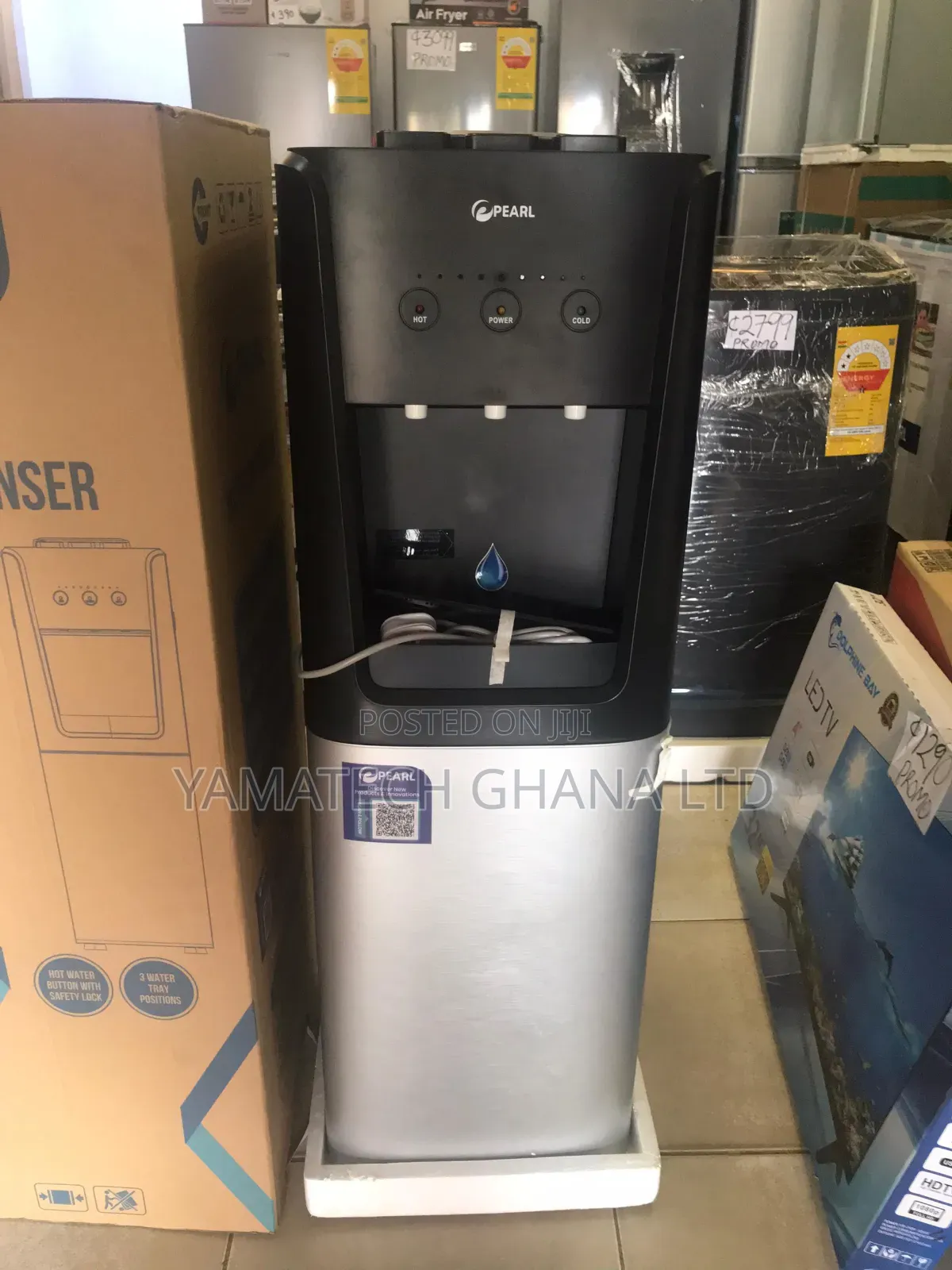 The Original Pearl Water Dispenser With Fast Cooling Inbuilt Fridge