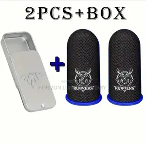 Elk Pattern Game Finger Sleeve + Storage Box For Mobile Games
