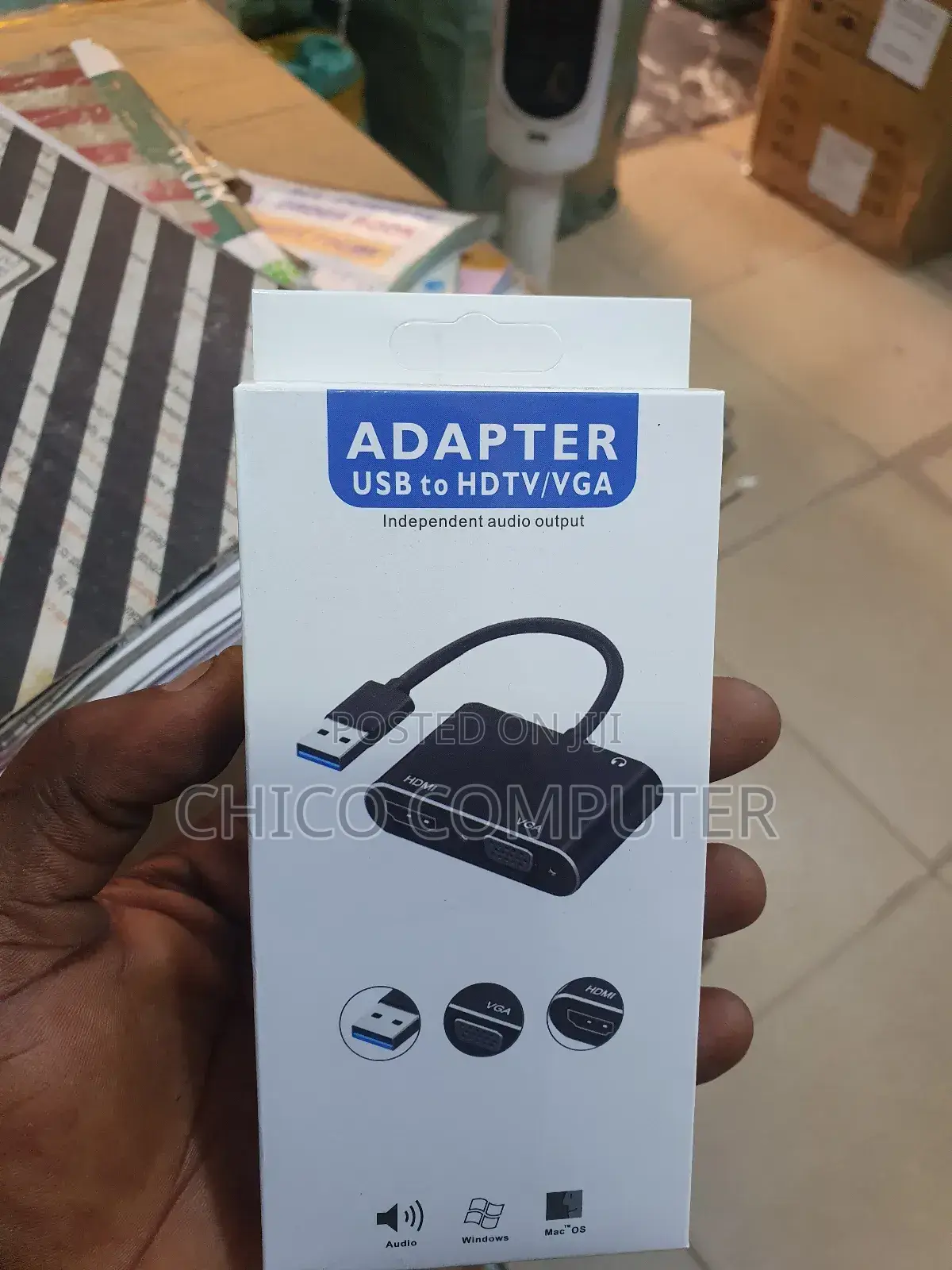 Usb to Hdmi + Vga Adapter