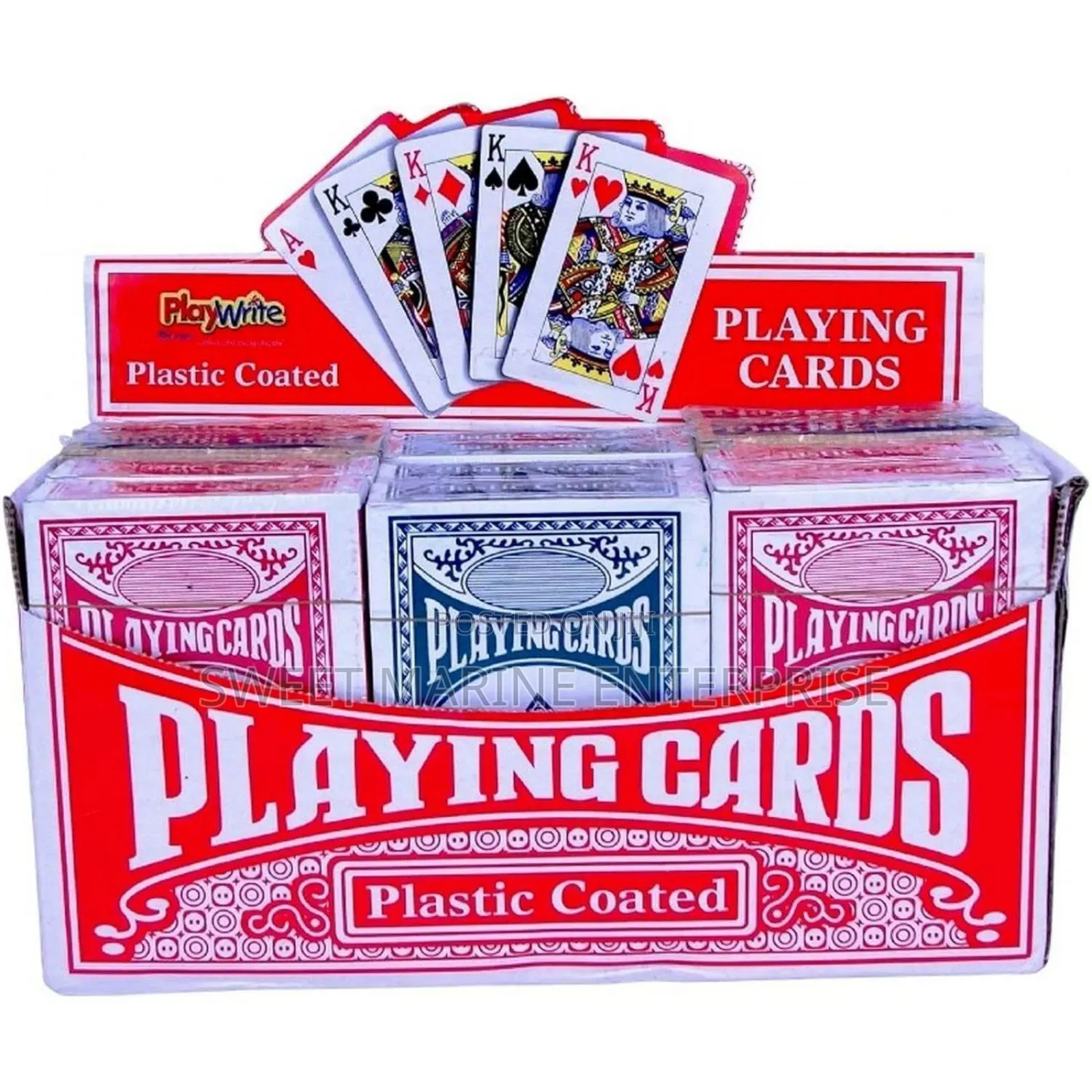 Plastic Coated Poker Playing Card (Spa)