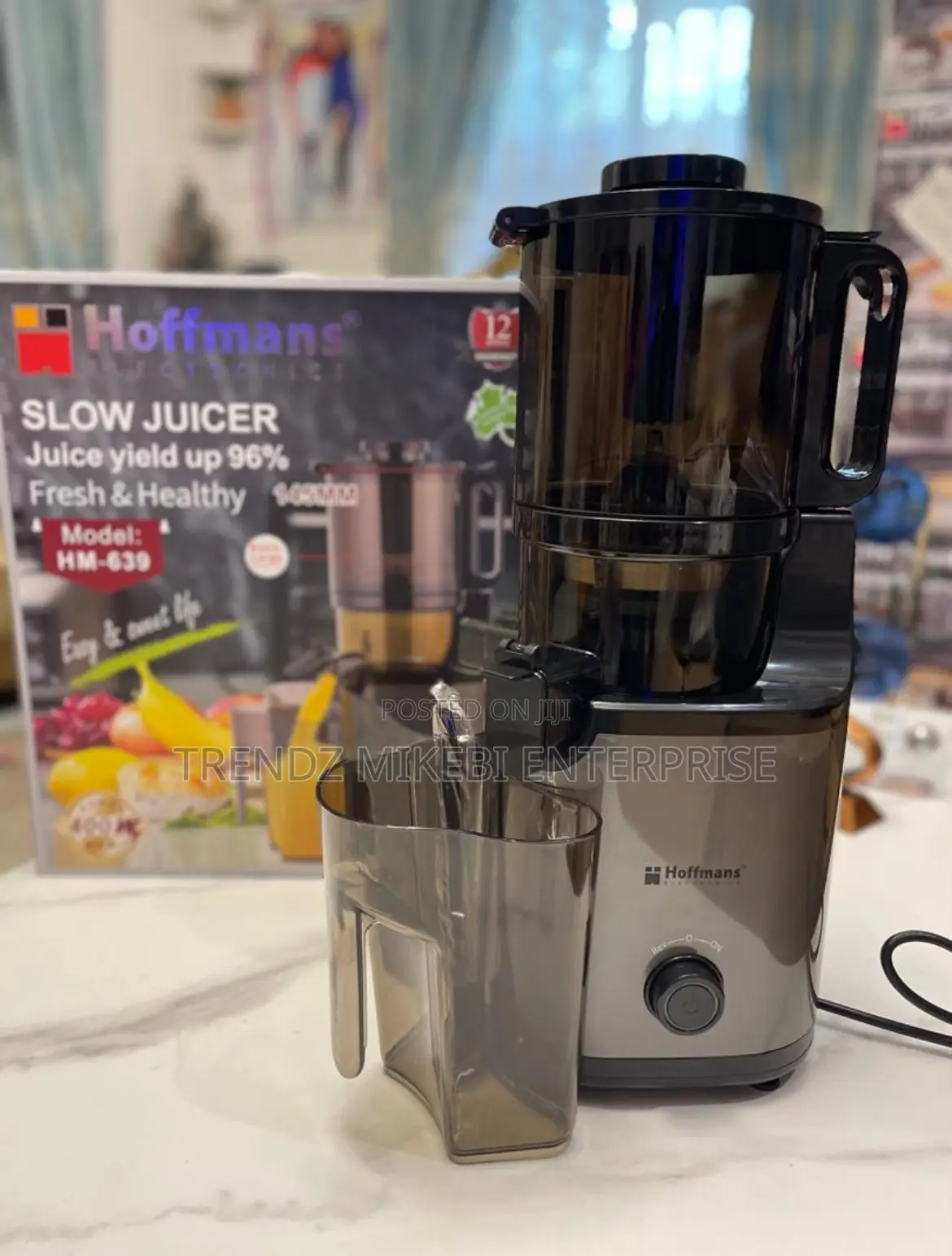 Hoffmans High Performance Electric Juice Extractor-Red/Black