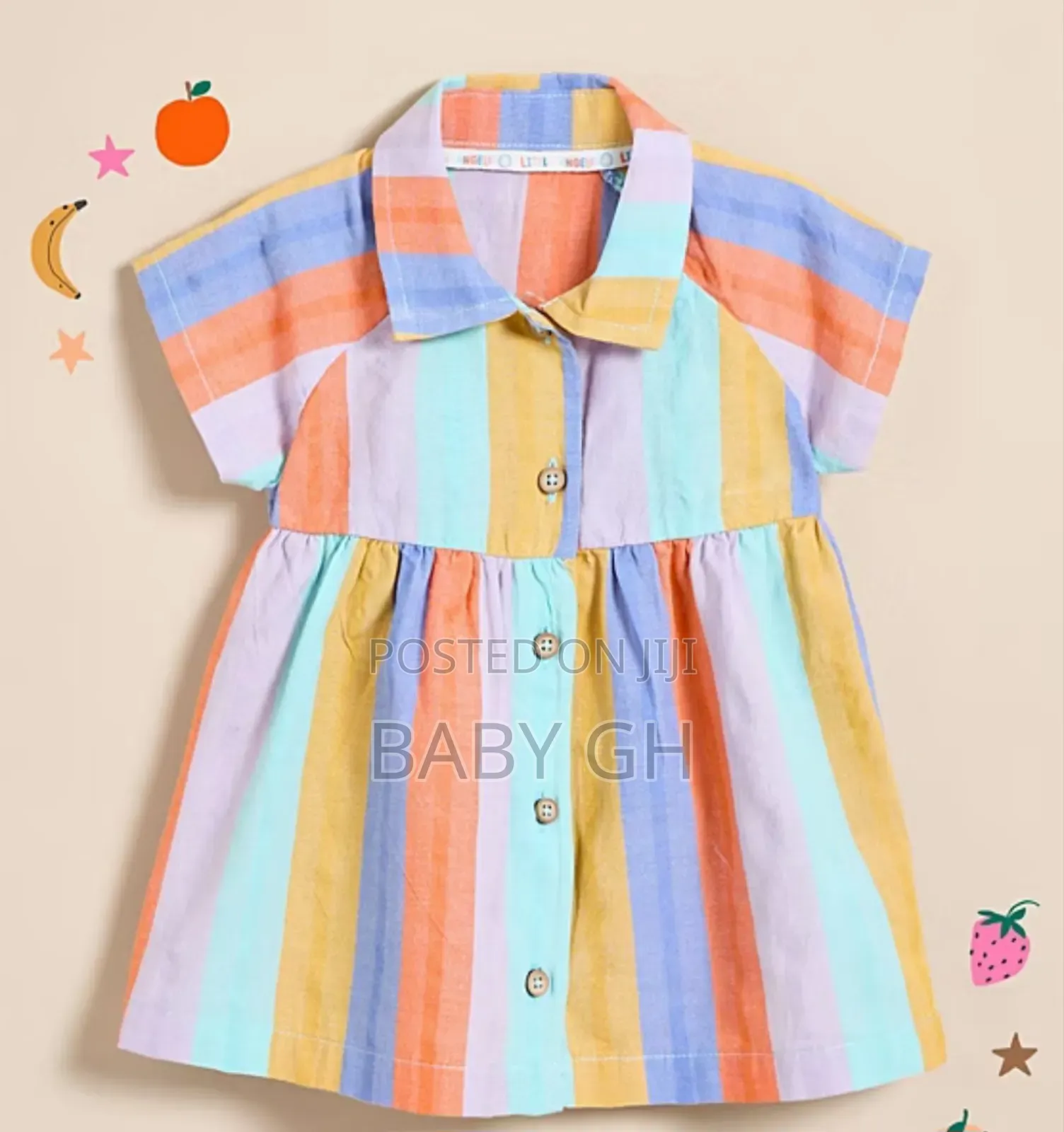 George Little Angels Rainbow Shirt Dress