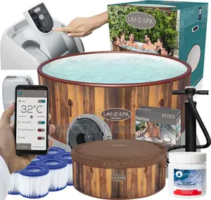 Lay-Z-Spa Helsinki Airjet Inflatable Hot Tub.