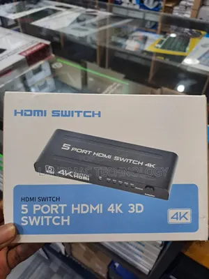 5 Port Hdmi Switcher With Ir Remote Control