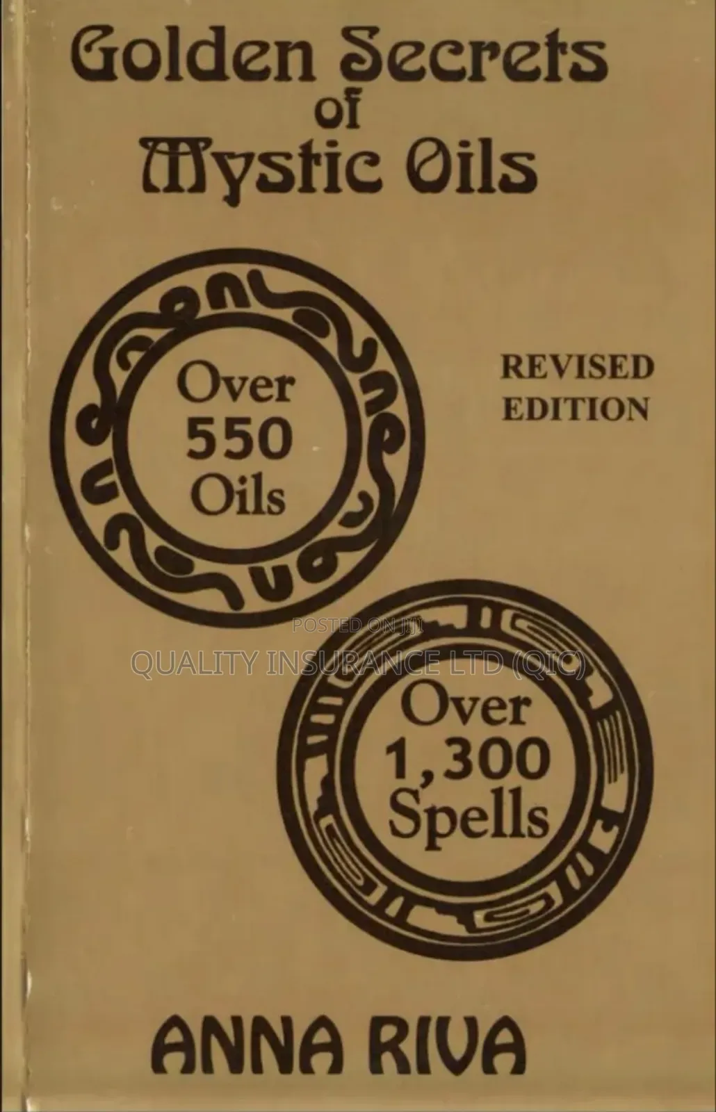 Golden Secrets of Mystic Oils (Book by Anna Riva) PDF Version