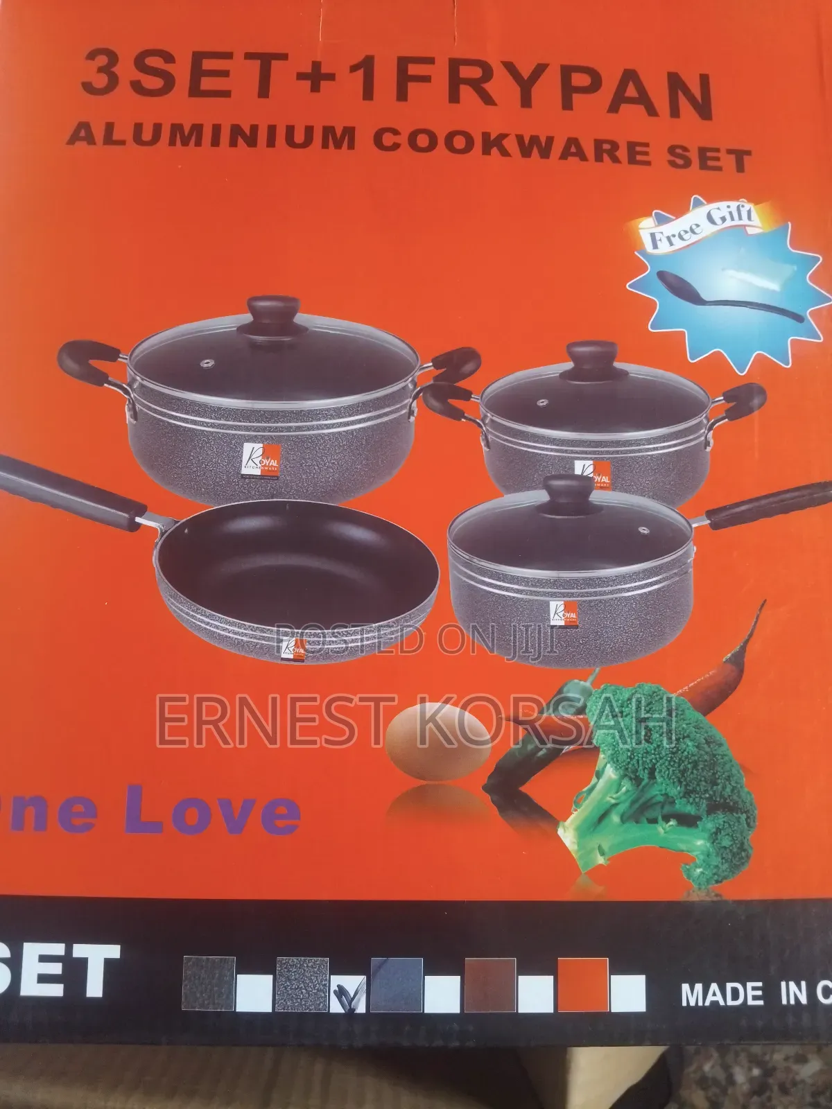 Royal Cookware 3 Set Plus Frying Pan