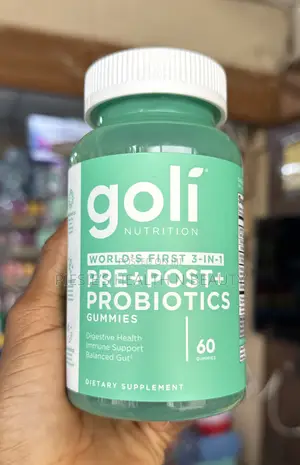 Goli Nutritional Supplement, Pre+Post+Probiotics Gummy - 60 Count