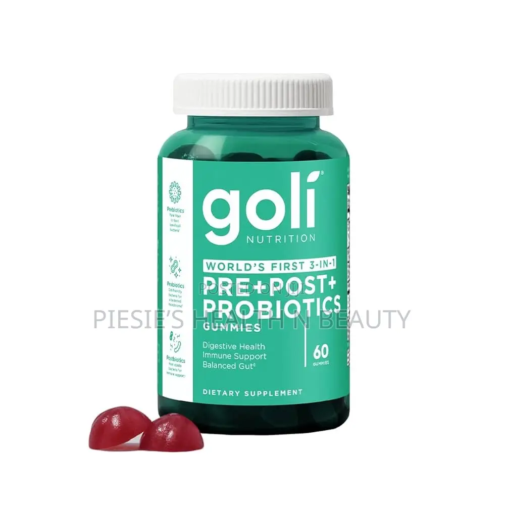 Goli Nutritional Supplement, Pre+Post+Probiotics Gummy - 60 Count