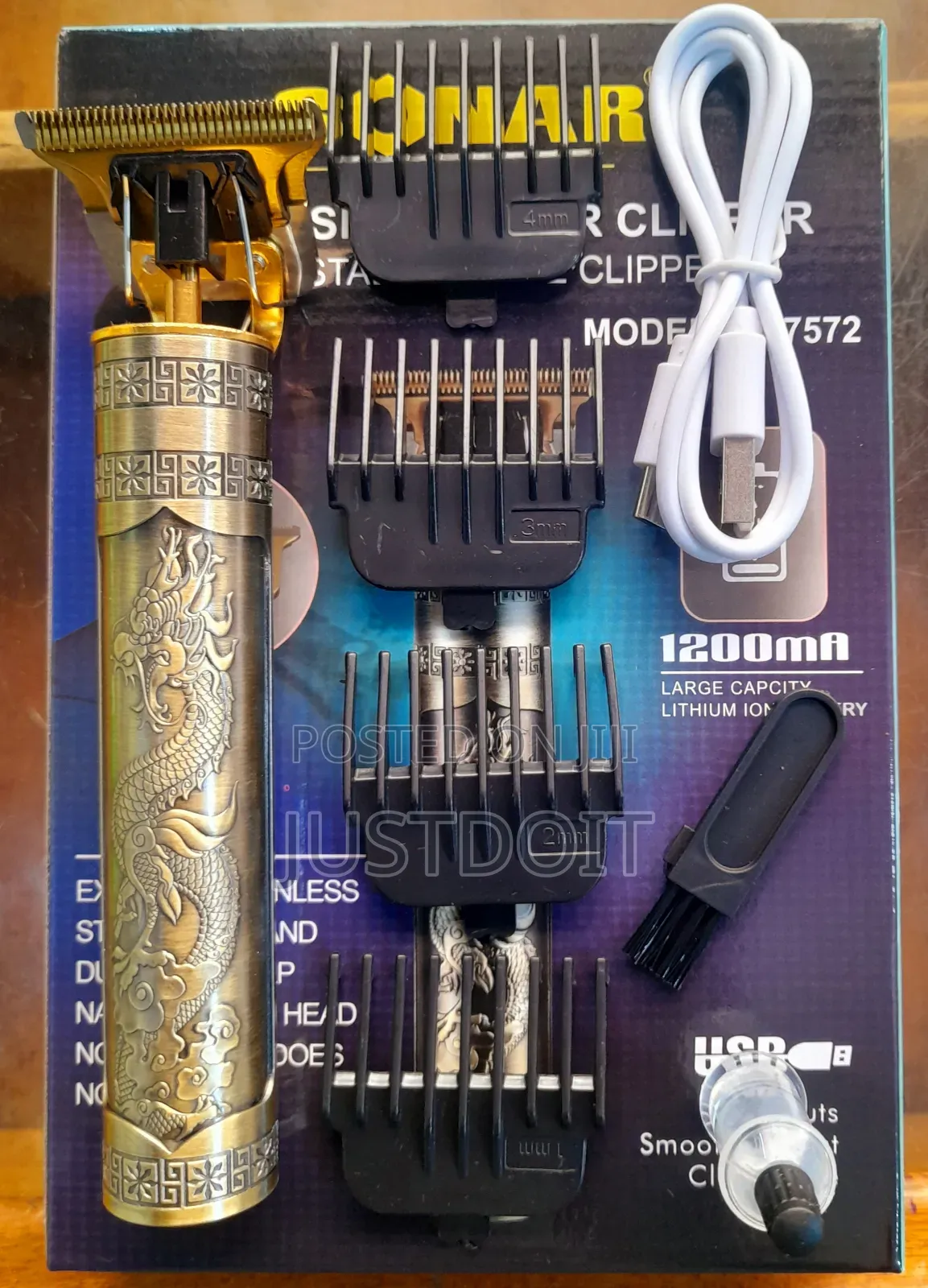 Clipper for Bald Cutting or Sakora