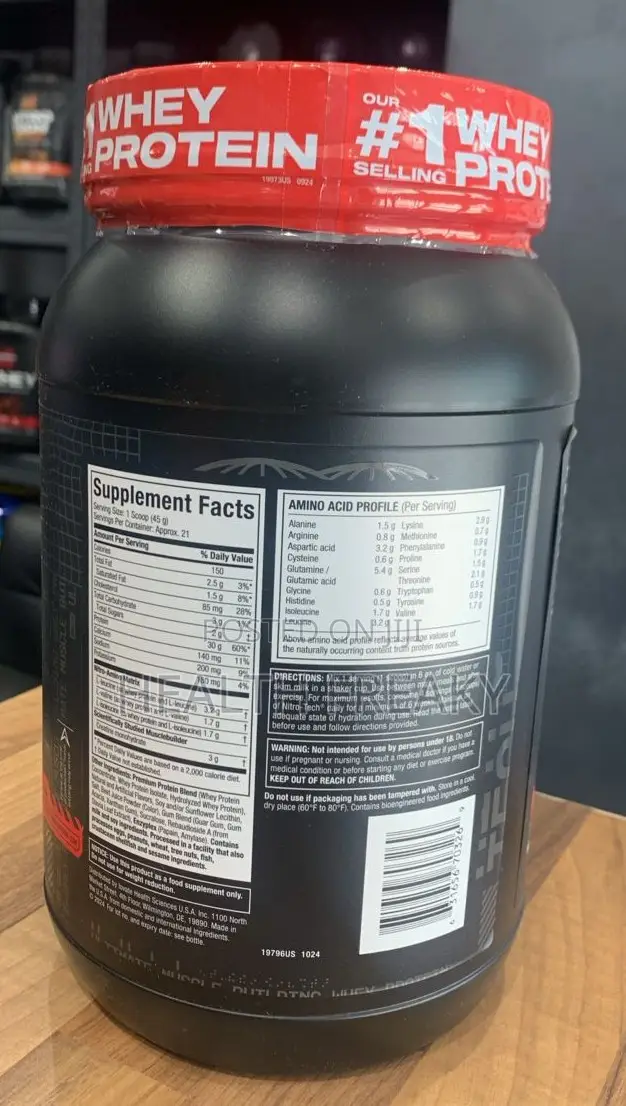 Protein Muscletech Whey Protein Isolate Muscle Builder