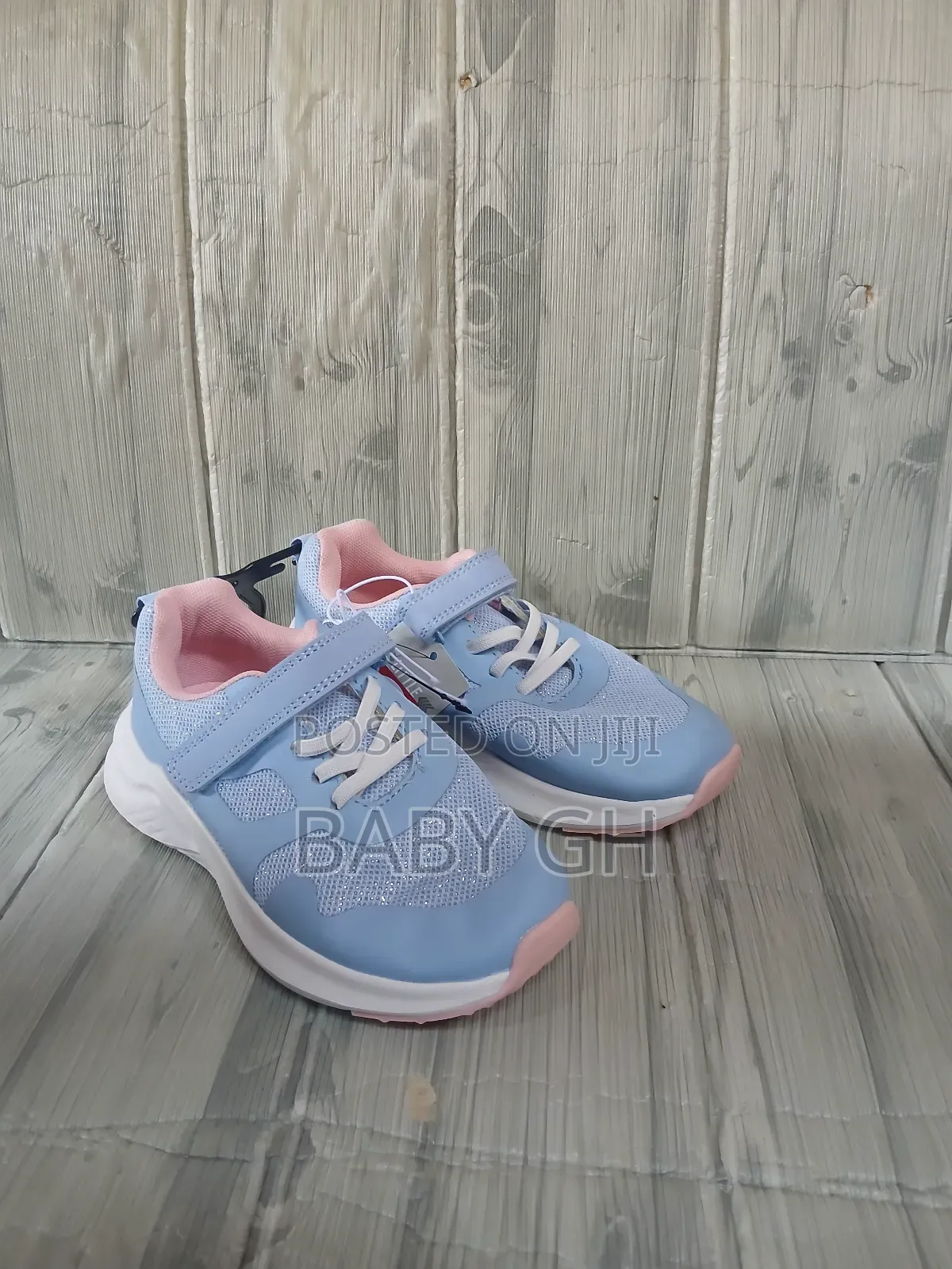Kids Blue Glitter Matalan Shoes