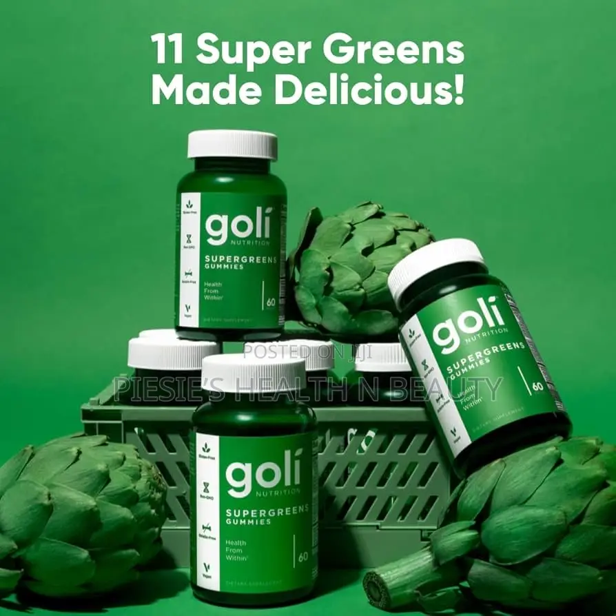 Goli Supergreen Vitamin Gummy - 60 Count