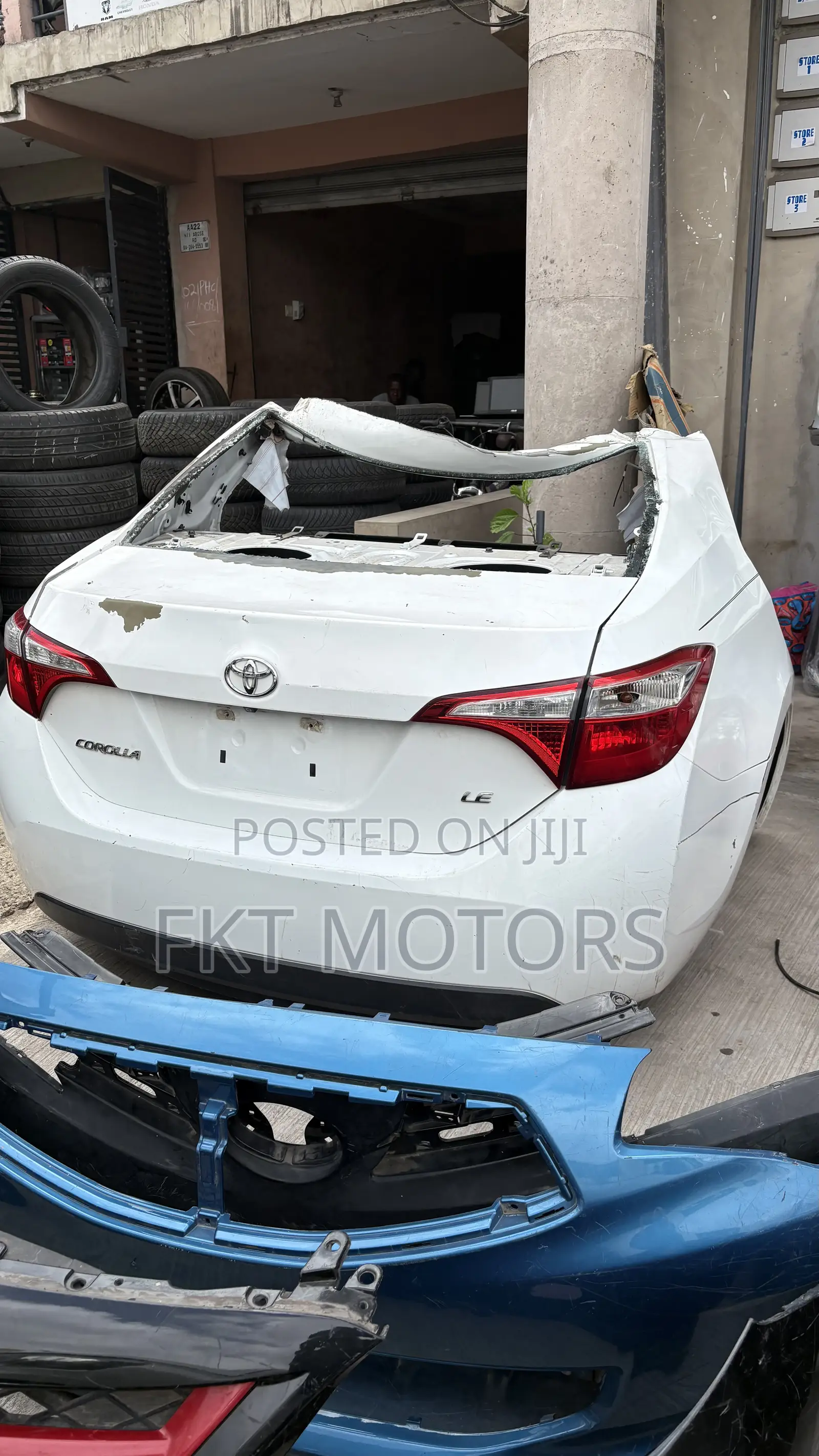 Toyota Corolla Back Cut 2013,2014,2015,2016,2017,2018