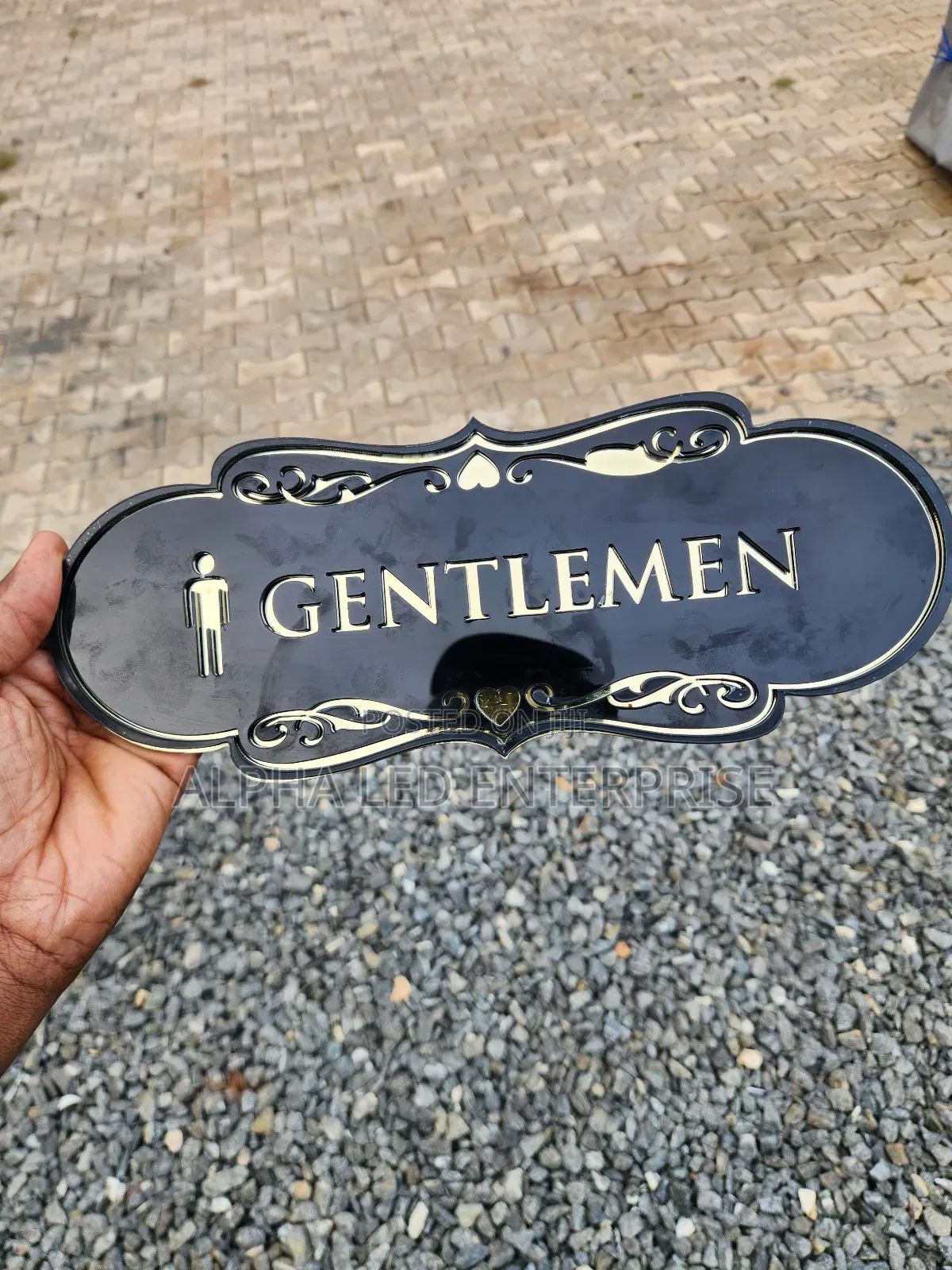 Acrylic Door Label