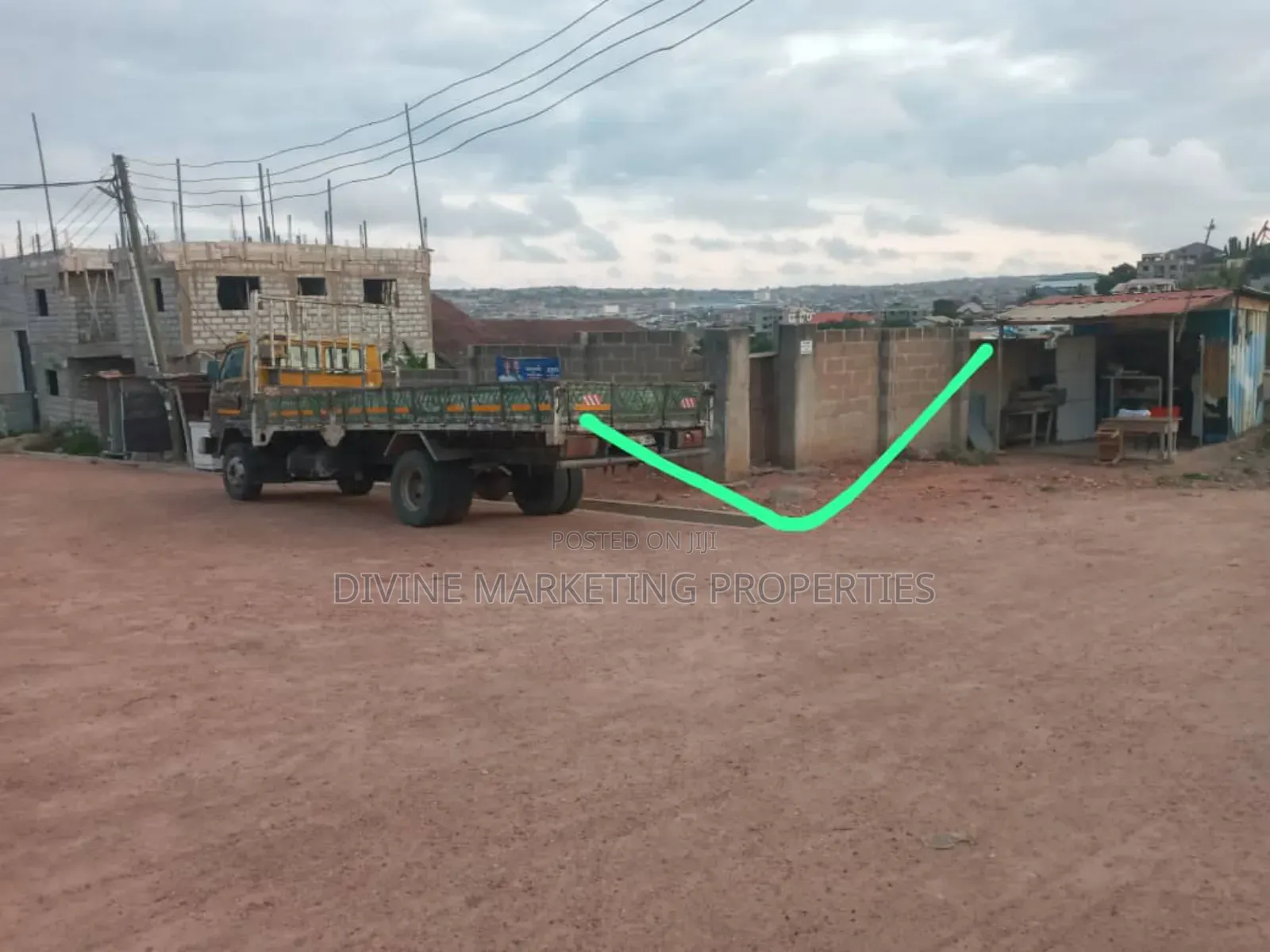 Main Road One Half Plots at Akweteman/Lapaz