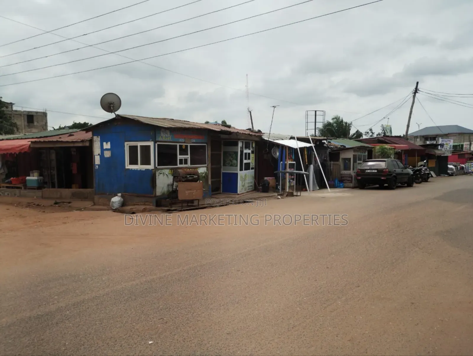 Main Road One Half Plots at Akweteman/Lapaz