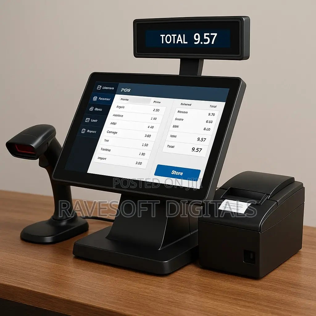 All-in-One Pos Terminal With Customer Display