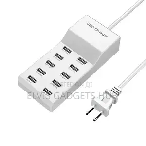 50w Multi 10 Port Usb Travel Charger